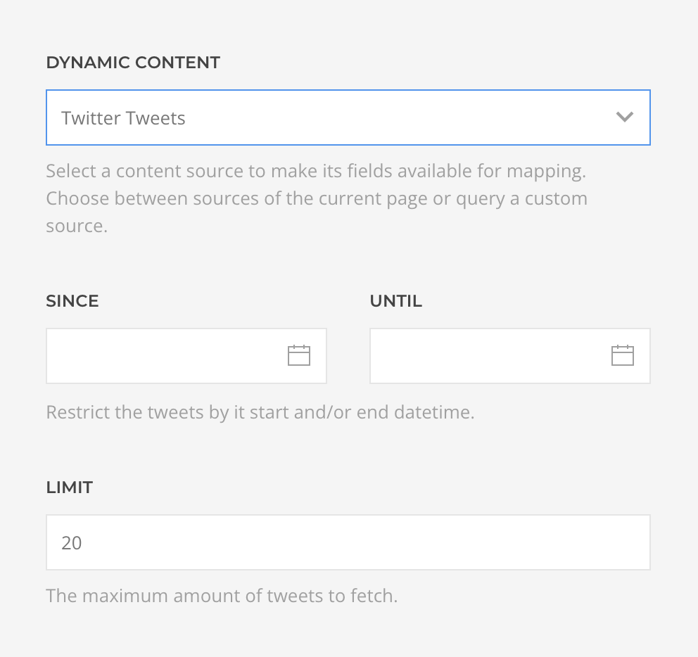 YOOtheme Pro Twitter Source